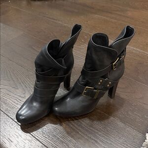 DKNY "Sandra" Buckled Boots Size 10 EU 41